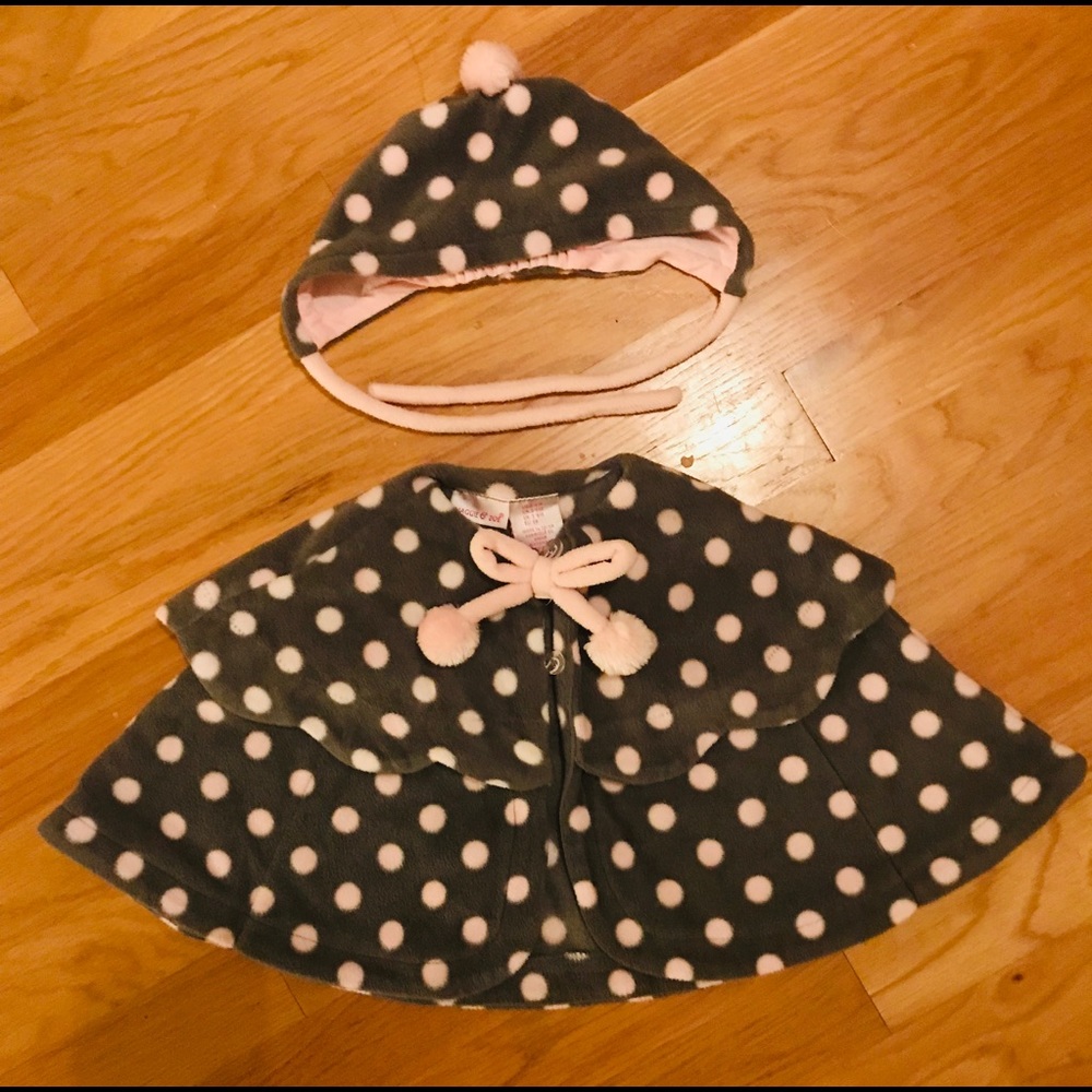 ❌SOLD OUT❌ Pink dot cape,Nordstrom jumper